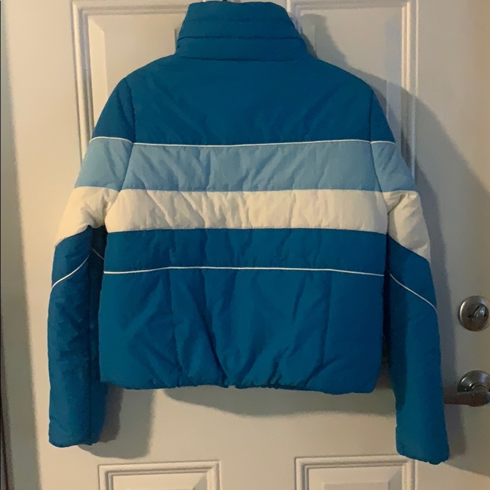 Blue puffer jacket - Picture 2 of 3